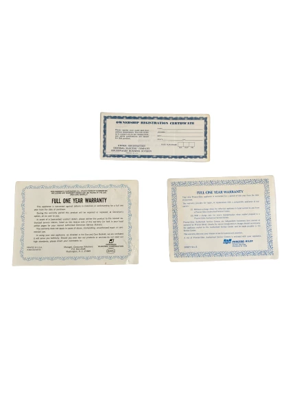 Lot of Vintage Electric Paper Collectibles & Registration Cards