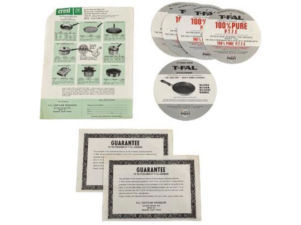 Lot of Vintage T-Fal Paper Tags & Ads - Good Pre-Owned Collectibles