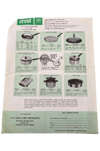 Lot of Vintage T-Fal Paper Tags & Ads - Good Pre-Owned Collectibles