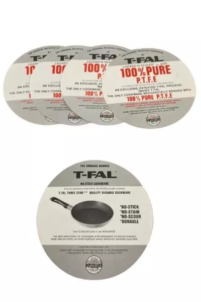 Lot of Vintage T-Fal Paper Tags & Ads - Good Pre-Owned Collectibles