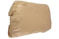 Vintage Beige Oval Vinyl Tablecloth with Elastic Band 48x36 Inch