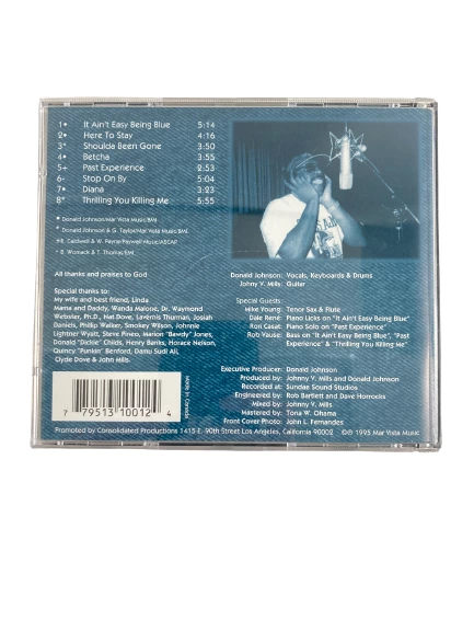 Don Johnson It Ain't Easy Being Blue CD 1995 Good Condition Sold As-Is