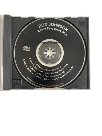 Don Johnson It Ain't Easy Being Blue CD 1995 Good Condition Sold As-Is