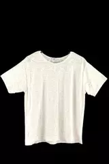 Vintage Pacer Women's XL White Lace Semi-Sheer Top - Good Condition, Stain