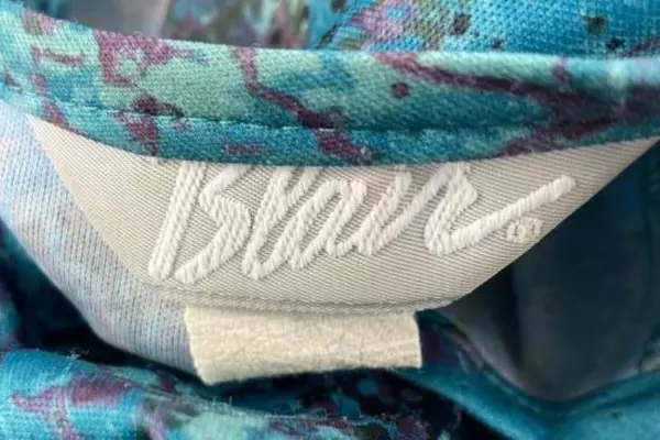 Vtg Blair Women's Size 12 Fit & Flare Dress Green Purple Abstract Retro