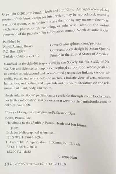 Handbook to the Afterlife by Heath & Klimo - Good Pre-Owned Condition