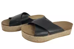 Women's Slip On Platform Espadrilles Sandals Euro Size 39 - Good Condition