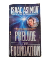 Isaac Asimov Prelude to Foundation Paperback Book Bantam 1989 Good Condition