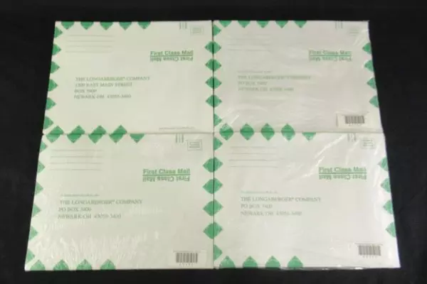 99 Longaberger Self-Seal First Class Mailing Envelopes 9"x12" Good Cond.