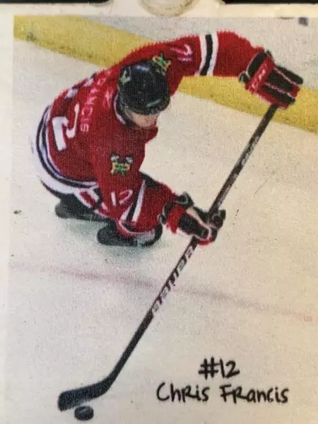 Portland Winterhawks Chris Francis #12 Key Chain 2009-2010 Good Condition