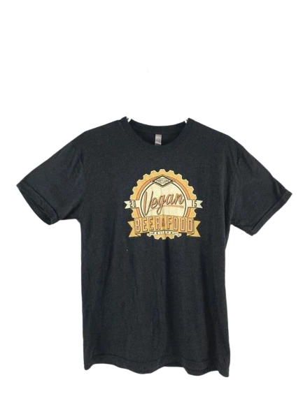 Lot of 2 Men's M T-Shirts Black Next Level & Orange Gildan Good Pre-Owned