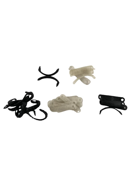 Lot of Retail Hanger Supplies: 2 Covers & 29 Non-Slip Grips, Good Condition