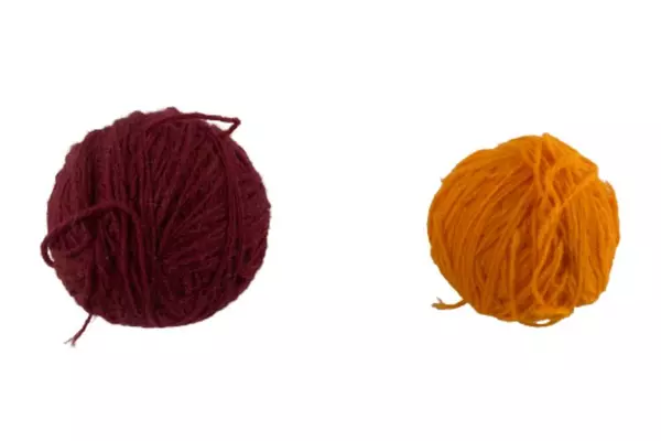 Lot of 5 Partial Skeins Yarn Green Pink Beige Orange for Crafts