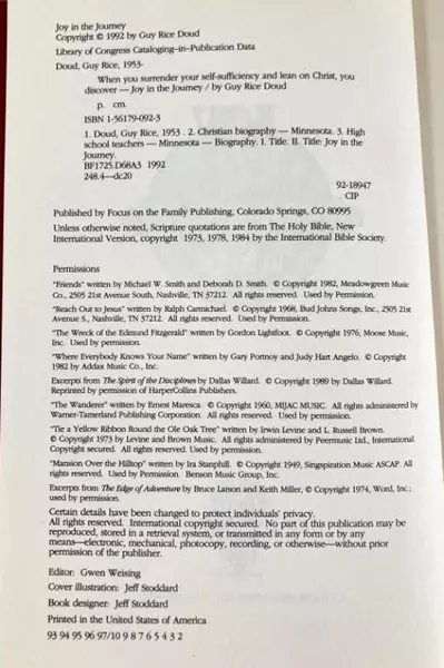 Lot of 2 Books: Joy in the Journey & John The Gospel of Light and Life