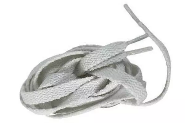 Lot of 7 Cakai Flat Shoe Laces in White, Black, Brown - Various Lengths