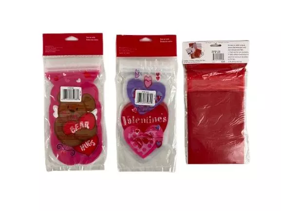 Lot of 12 Valentine's Day Gift Bags + Create Your Own Kit - Very Good Condition