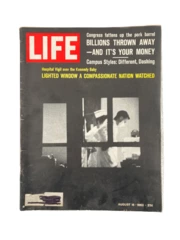 Vintage LIFE Magazine Aug 16 1963 - Congress Fattens Up The Pork Barrel