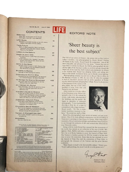 LIFE Magazine June 14 1963 - Great Princes of the Church, Next Pope