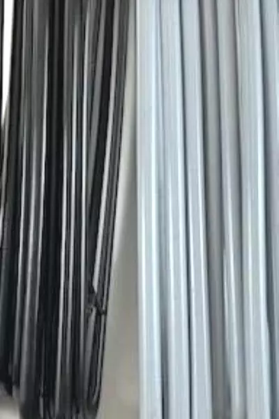 Lot of 20 Black Gray Tubular Plastic Standard Size Hangers Shirts Pants Notched 