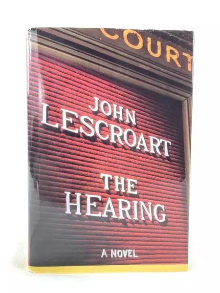 2001 The Hearing by John Lescroart Hardcover Book Dutton - Good Condition