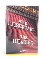 2001 The Hearing by John Lescroart Hardcover Book Dutton - Good Condition
