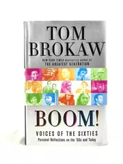 Boom Voices of the Sixties by Tom Brokaw Hardcover Book Good Condition