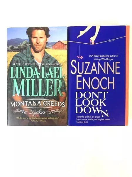 Lot of 2 Montana Creeds & Don't Look Down Paperback Books - Good Condition