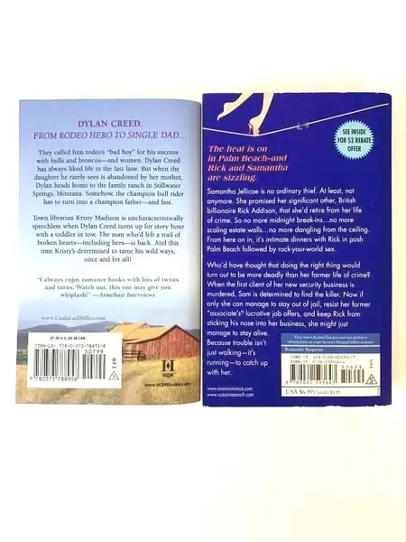 Lot of 2 Montana Creeds & Don't Look Down Paperback Books - Good Condition