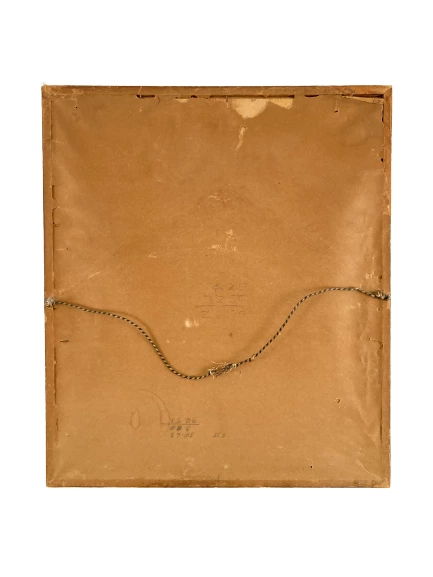 Vintage Signed Art Print Gateway To Montfort by Louis Haumont Framed 361/500