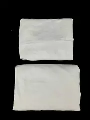 Set of 2 Registry Cotton Polyester Solid White King Size Pillowcases Cover Shams