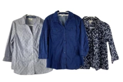 Lot of 3 Women's Shirts by Christopher & Banks Size Small Good Condition