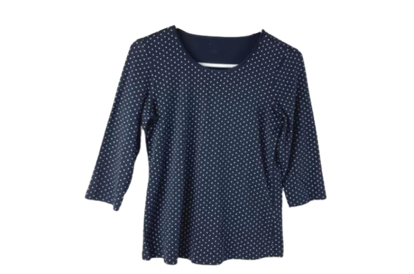 Lot of 2 Women's Tops Size S Polka Dot & Multicolor by Christopher & Banks