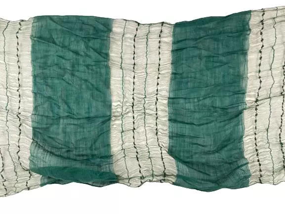 Forest Green & Purple Floral Semi-Sheer Scarf Wrap 68"x22" - Vintage Charm