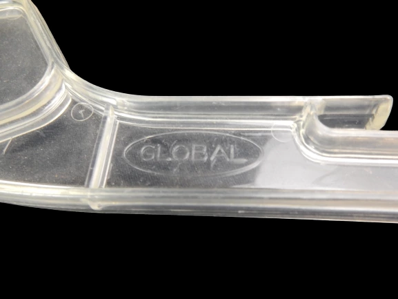 Lot of 10 Clear Plastic Retail Hangers Wire Hook Double Notched Shirt Non Slip