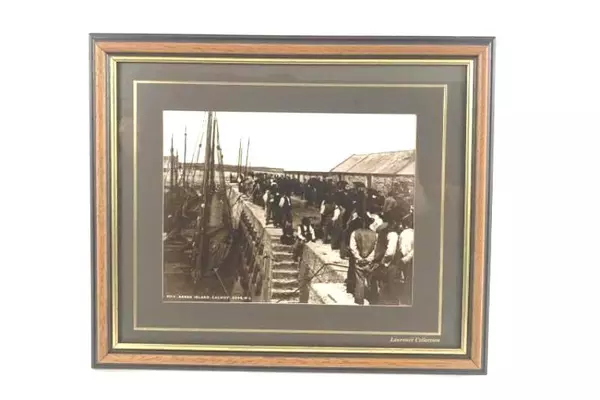 Lawrence Collection Print Boy On Step Aran Ireland 1890 Framed Photo
