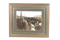 Lawrence Collection Print Boy On Step Aran Ireland 1890 Framed Photo