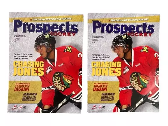 Lot of 2 Prospects Hockey Magazines Spring 2013 - Seth Jones