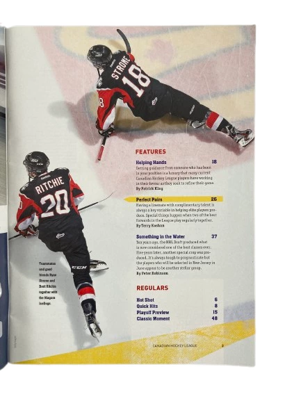 Lot of 2 Prospects Hockey Magazines Spring 2013 - Seth Jones