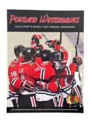 2010 Portland Winterhawks Playoff & Season Ticket Renewal Brochure - Collectible