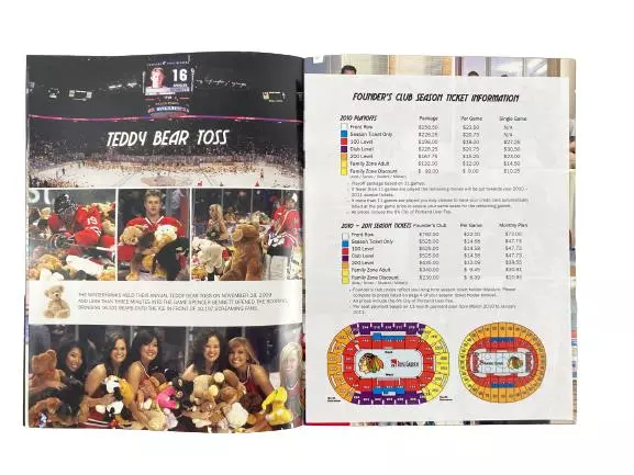 2010 Portland Winterhawks Playoff & Season Ticket Renewal Brochure - Collectible