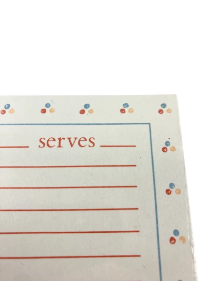 Lot of 2 Vintage 1983 Small World Greetings Sealed Recipe Index Cards