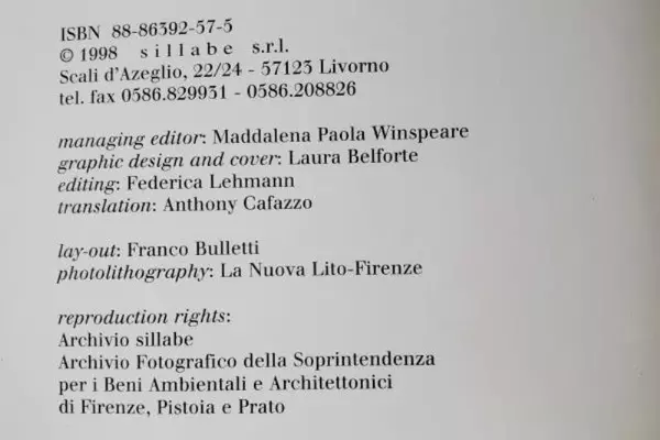 Boboli Gardens Official Guide by Litta Medri 1998 Paperback Book, Good Condition