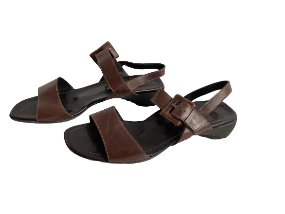 Vintage Paul Green Munchen Brown Sandals Women's Size 7 Made in Austria
