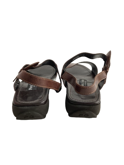 Vintage Paul Green Munchen Brown Sandals Women's Size 7 Made in Austria