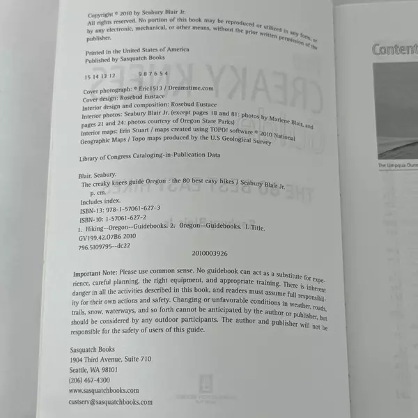 The Creaky Knees Guide: 80 Best Easy Hikes by Seabury Blair Jr. Oregon