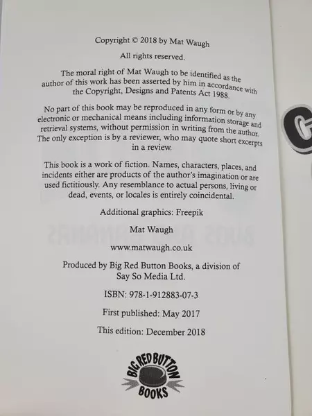 Cheeky Charlie Bugs and Bananas by Mat Waugh, Big Red Button 2018 Paperback