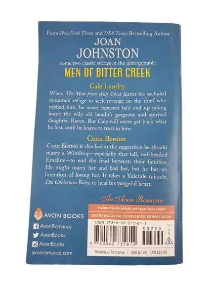 The Men of Bitter Creek by Joan Johnston 1994 Avon Vintage Paperback Book