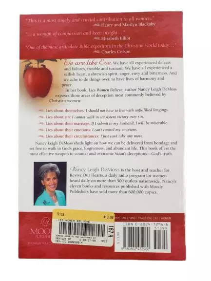 Lies Women Believe & the Truth That Sets Them Free by Nancy Leigh DeMoss PB