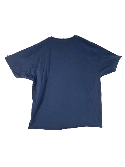 #1 Dad Men's Blue T-Shirt 2XL Casual Wear Good Condition, Small Hole