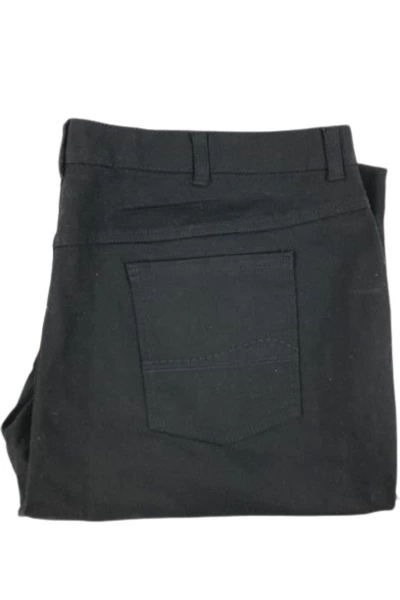 Liz and Me Women's Black Denim Wide Leg Jeans Size 8 Pockets Cotton